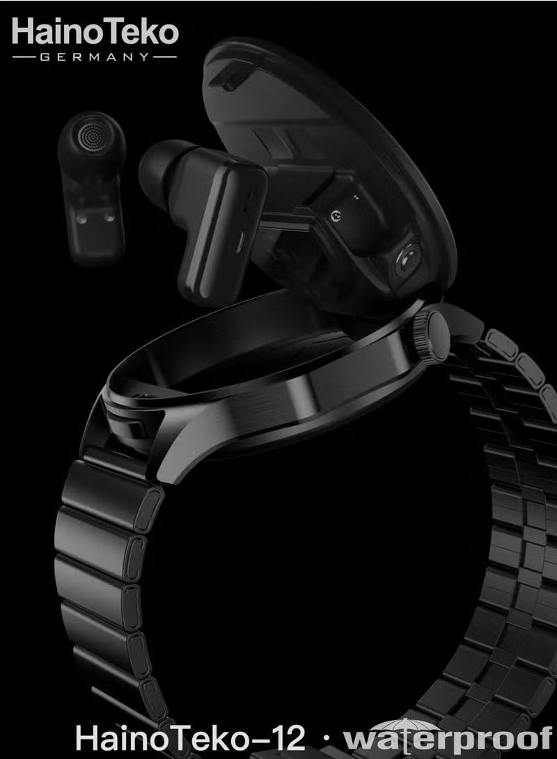HainoTeko 12 Waterproof Smartwatch with Call & Fitness Features | توصيل سريع ومجاني في الإمارات